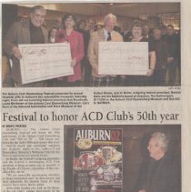 "Festival to honor ACD Club's 50th year" by Sheryl Prentice