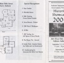 Auburn Improvement Association Presents Historic Showcase 2004 flyer