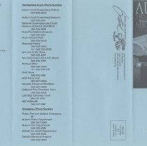 Auburn 2004 Schedule of Events