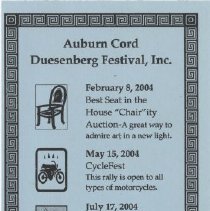 Auburn-Cord-Duesenberg Festival charity events