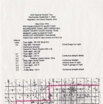 Box 7 - 2582, Wednesday September 1 - Napoleon And Grand Rapids Directions
