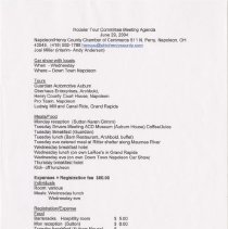 Hoosier Tour Committee Meeting Agenda. June 29, 2004