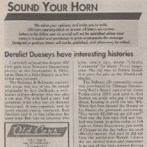 Box 7 - 2610, Old Cars, October 7, 2004, Page 1