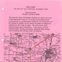 Welcome to the 30th ACD Festival Hoosier Tour