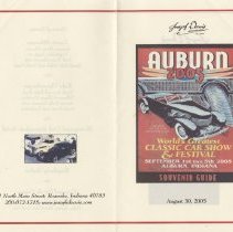 Joseph Decuis welcomes Hoosier Tour 2005 menu