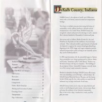 Box 7 - 2630, Visit Dekalb County, Indiana Pamphlet, Page 2