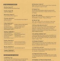 Auburn 2005 Schedule of Events