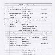 Wednesday August 30 - Monroe to Cabela, maps and directions