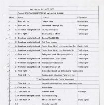Wednesday August 30 - Monroe to Cabela, maps and directions