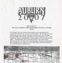 Welcome to the 32nd Auburn-Cord-Duesenberg Festival Hoosier Tour