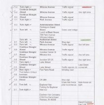 Wednesday August 27 - Silver Lake, Winona Lake, Center Lake, directions and