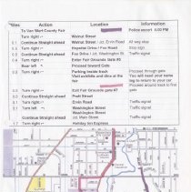 Box 7 - 2731, Wednesday September 2 - Van Wert To Delphos Directions And Ma