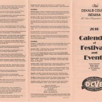 Visit DeKalb County, Indiana Calendar of Festivals and Events 2010