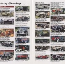 A World - Record Gathering of Duesenbergs flyer, September 3, 2010