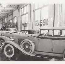 Museum showroom with several ACD cars