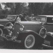 1931 Auburn phaeton in a park