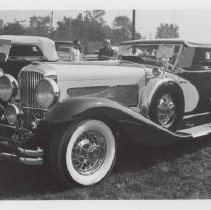 Duesenberg Model J in a park
