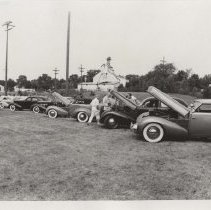 Line-up of Cord 810-812s in Eckhart park