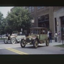 1911 and 1912 Auburn in front of museum