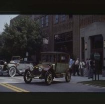 1911 and 1912 Auburn in front of museum