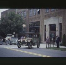 1911 and 1912 Auburn in front of museum