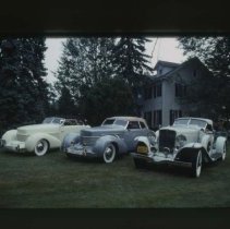 1931 - 1933 Auburn Speedster and two Cord 810 - 812 Phaetons