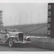1932 Auburn 8-100A cabriolet at the Indianapolis Motor Speedway