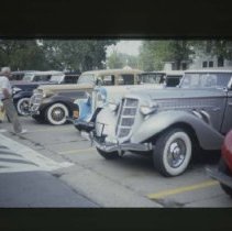 Line of Auburn in a parking lot