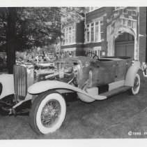 Duesenberg mid-restoration at Eckhart Hall in Aurora, Ill
