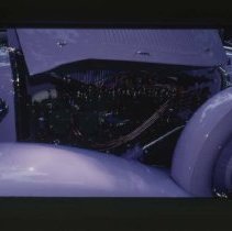 L - 29 Cord open hood with engine showing