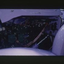 L - 29 Cord open hood with engine showing