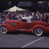 1935 or 1936 Auburn Speedster in the Parade of Classics