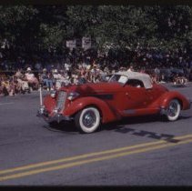 1935 or 1936 Auburn Speedster in the Parade of Classics