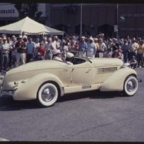 1935 or 1936 Auburn Speedster in the Parade of Classics