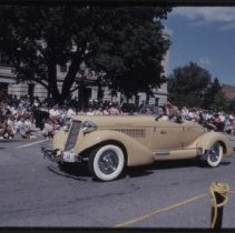 1935 or 1936 Auburn Speedster in the Parade of Classics
