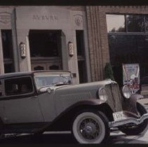 1931 Auburn Brougham in front of the museum