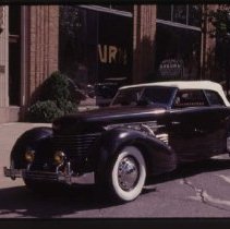 Cord 810-812 Cabriolet in front of the museum