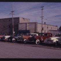 1935 or 1936 Auburn Cabriolet, Cord L-29 Phaeton, Cord 810-812 Sedan, 1935 or 1936 Auburn Cabriolet, 1934 Auburn Cabriolet, Cord L-29 Brougham, and Cord 810-812 Cabriolet