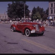 1935 or 1936 Auburn Speedster in the Parade of Classics