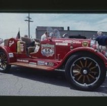 1922 Buick Speedster adorned with sponsors