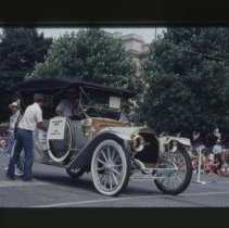 Auburn 1911 Model N being driven by John Martin Smith