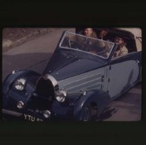 Aerial view of a Bugatti