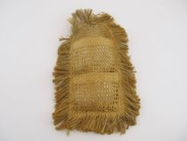 Woven flax letter holder