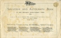 Souvenir and Autograph Book of New Zealand Expeditionary Force 1914