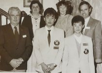 Adults with international students, July 1985