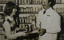 Pharmacist John Stevens and F McKenzie