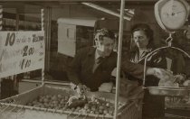 David Owen selling fruit