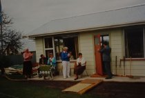 David Owen opening the croquet rooms