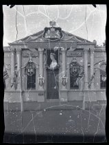 Coronation display at the Waimate County Council Building.