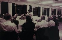 David Owen conducting the Waimate Silver Band